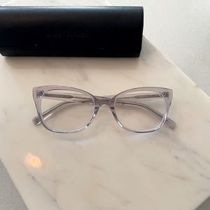 Warby Parker "Collis" clear glasses